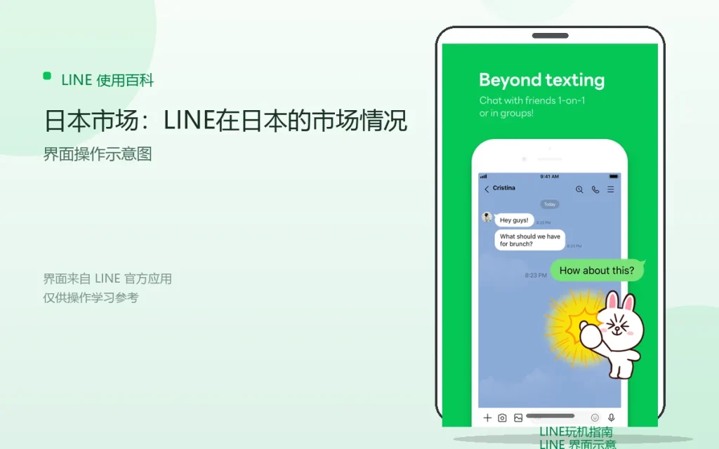 LINE日本市场:LINE在日本的市场情况配图