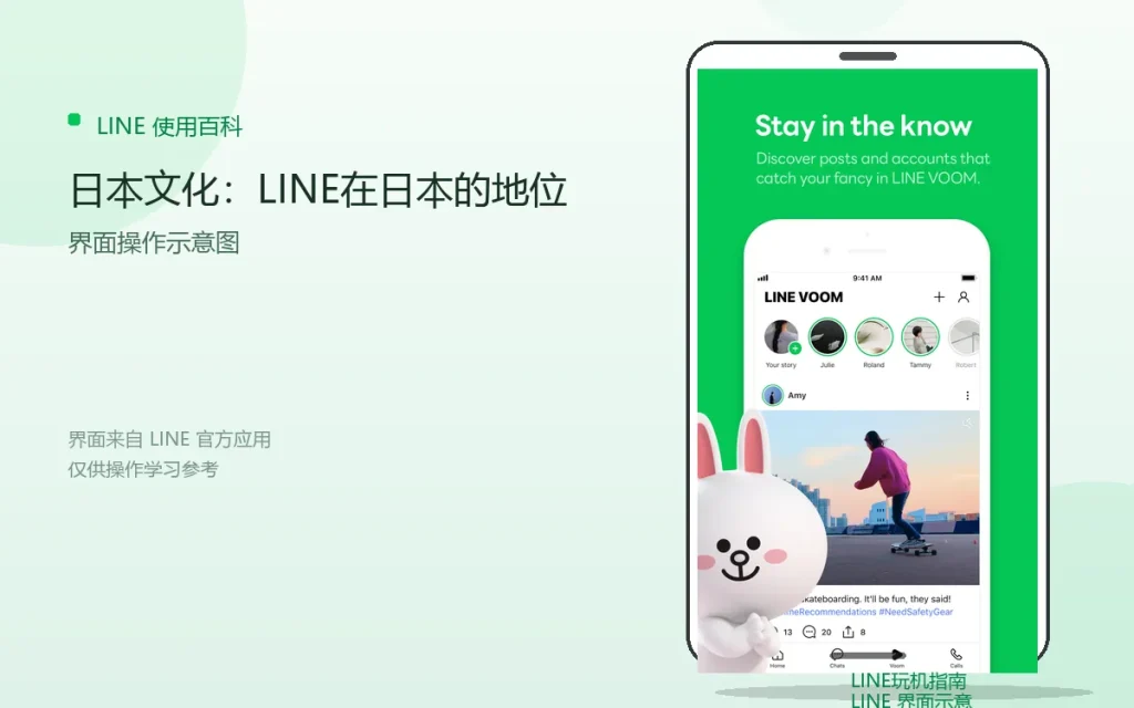 LINE日本文化:LINE在日本的地位配图