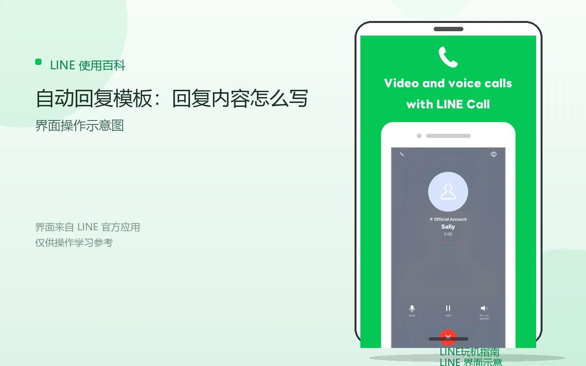 自动回复模板：回复内容怎么写界面示意图